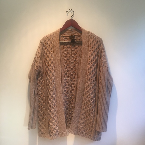 Anne Taylor honeycomb knit oversized cardigan - Picture 14 of 14